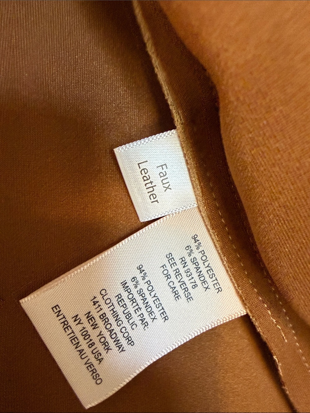 Philosophy soft faux suede moto jacket in camel - Picture 3 of 13